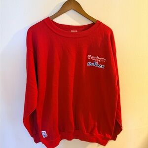 Vintage Washington Bullets Red Men's Crewneck Sweater